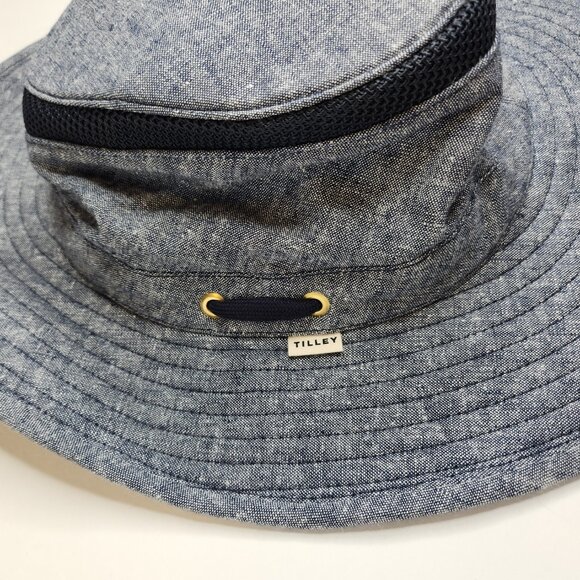 Tilley TMH55 Airflow Mashup Hat 75/8 XL Navy - Picture 2 of 6